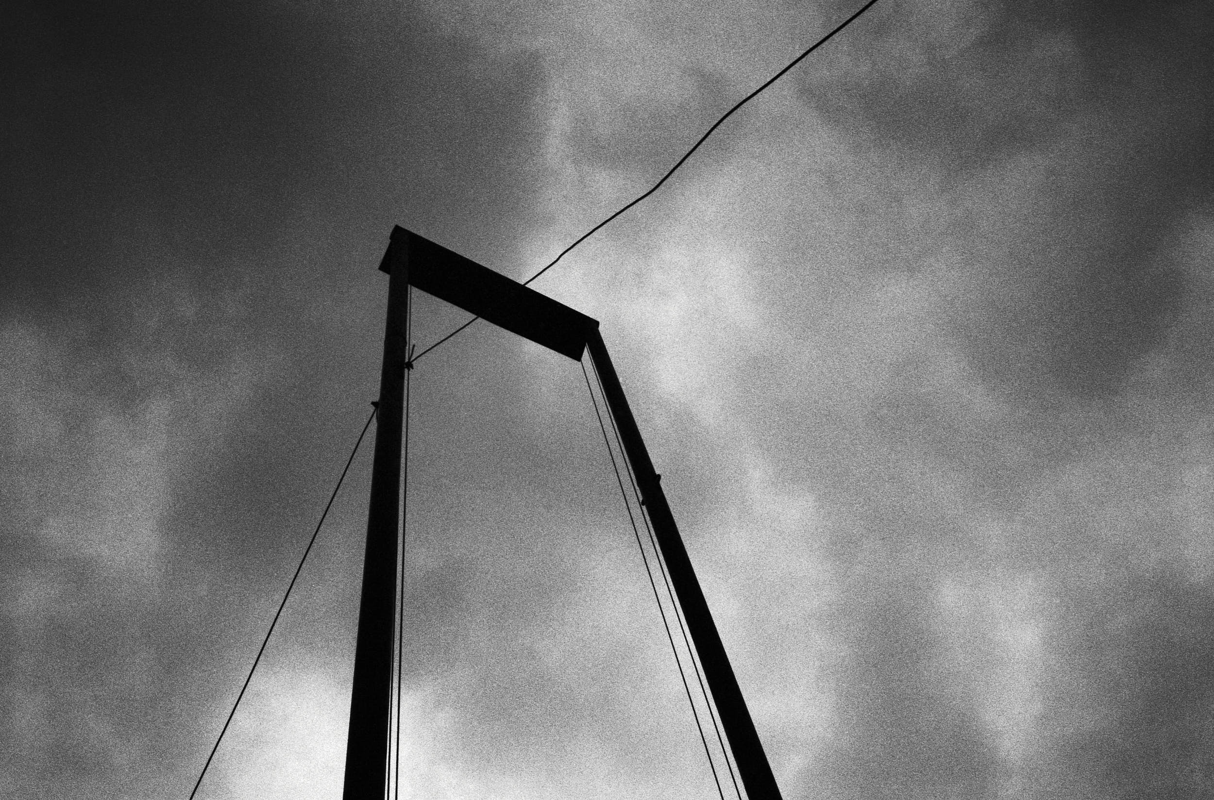 Black and white documentary photography: scenes from everyday life of a small village in the south of Czech Republic.