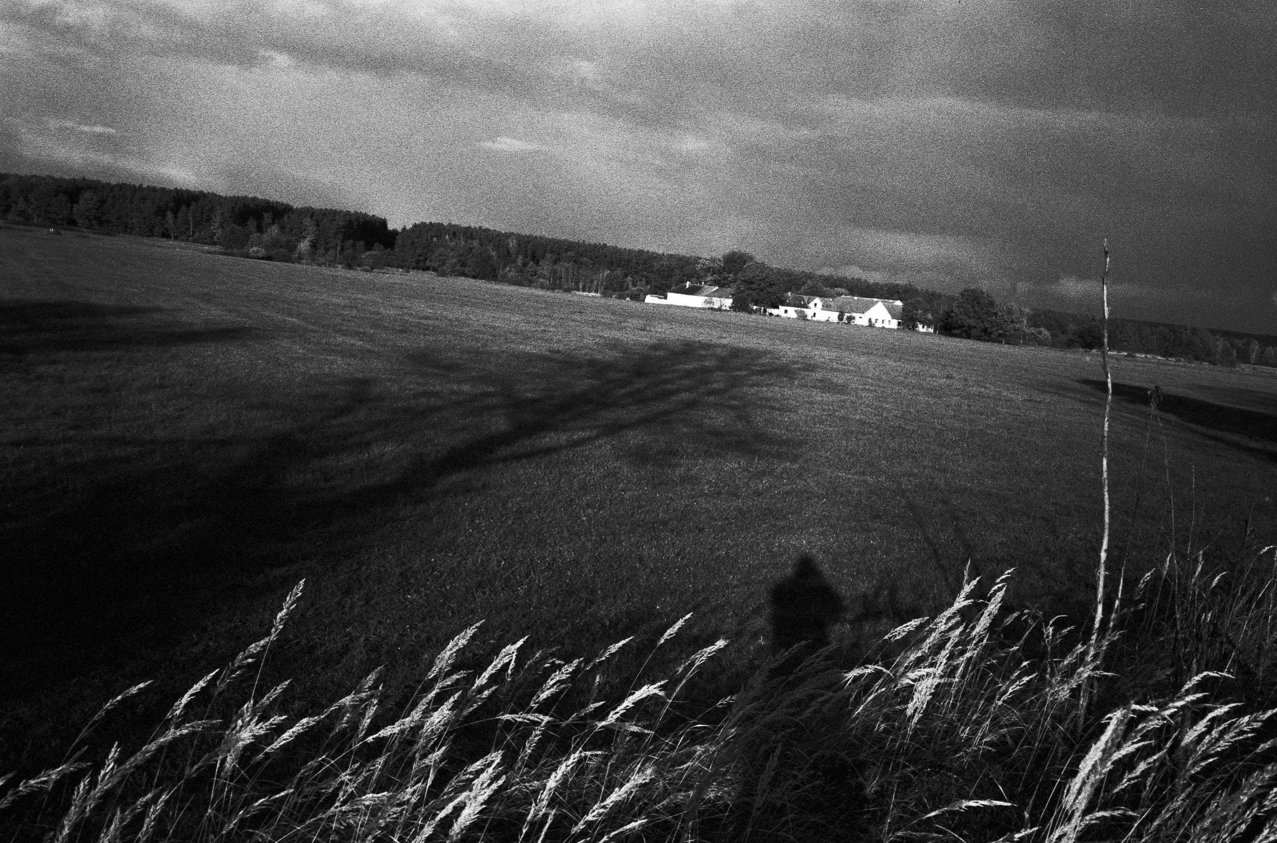 Black and white documentary photography: scenes from everyday life of a small village in the south of Czech Republic.