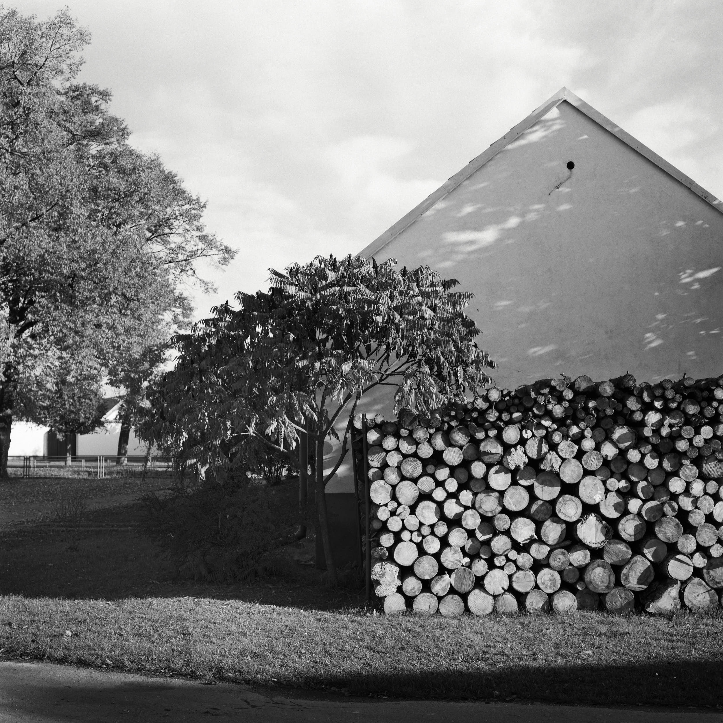 Black and white documentary photography: scenes from everyday life of a small village in the south of Czech Republic.
