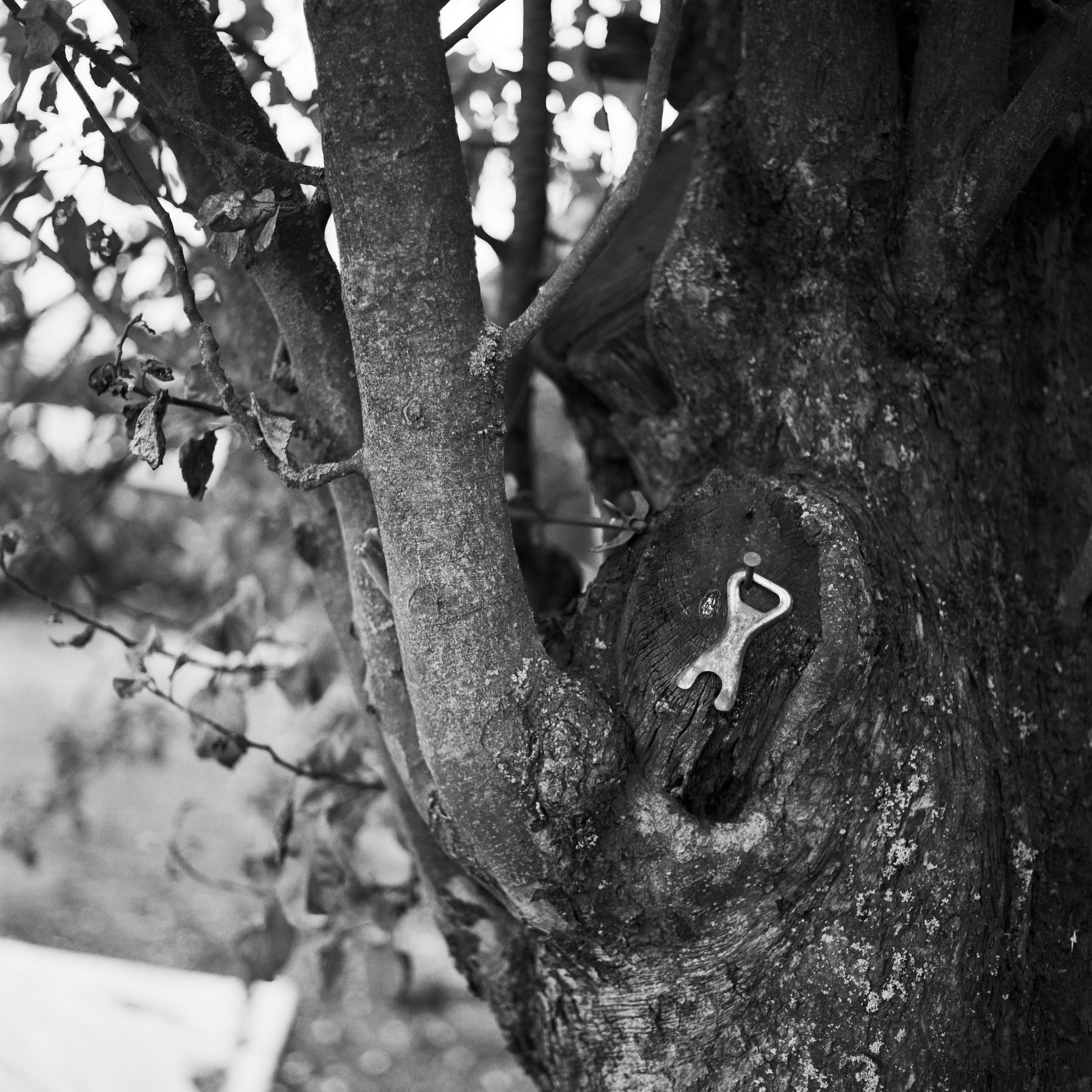 Black and white documentary photography: scenes from everyday life of a small village in the south of Czech Republic.