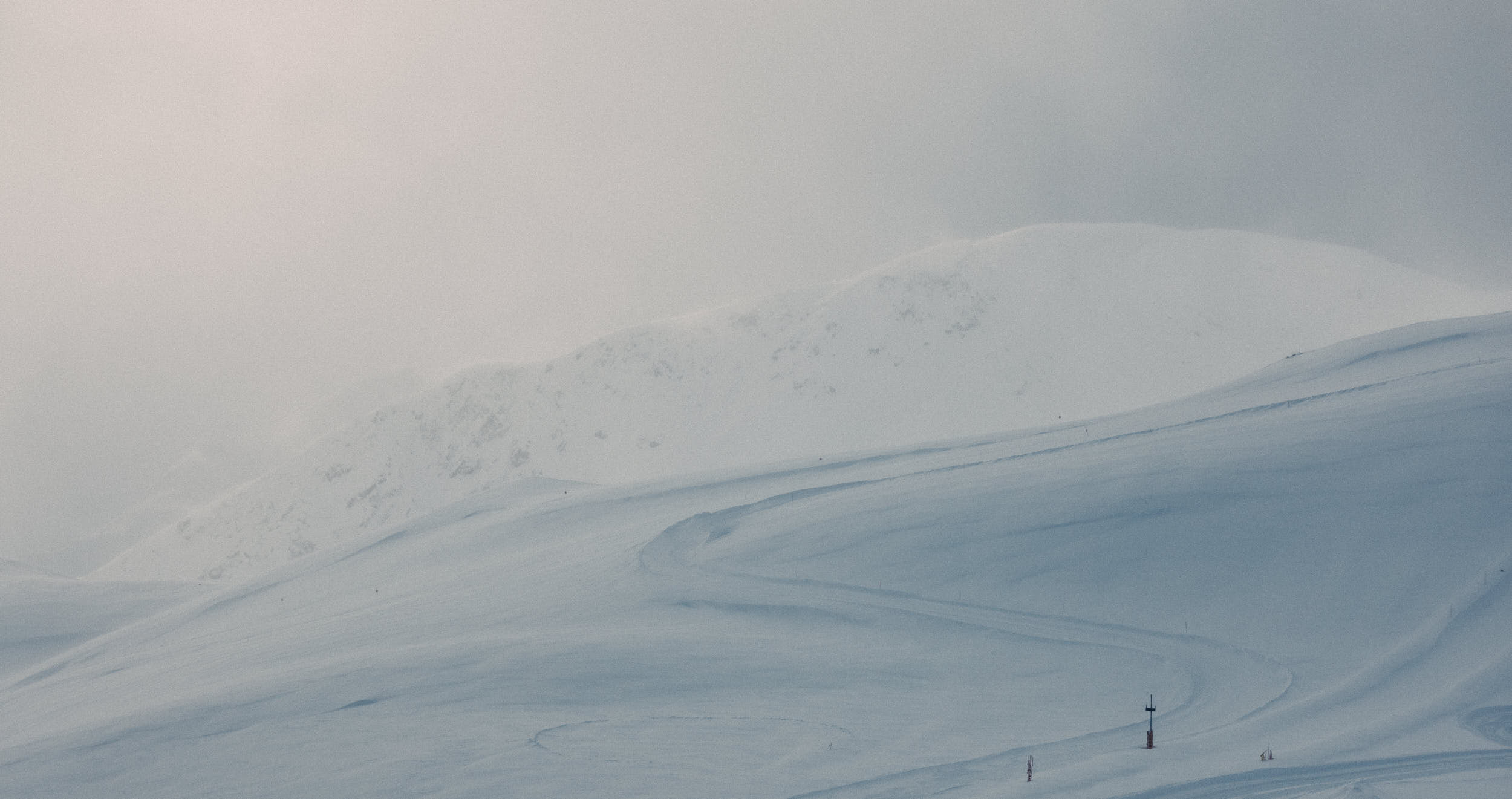 Beautiful landscape travel photography of a mountain with a lot of snow.